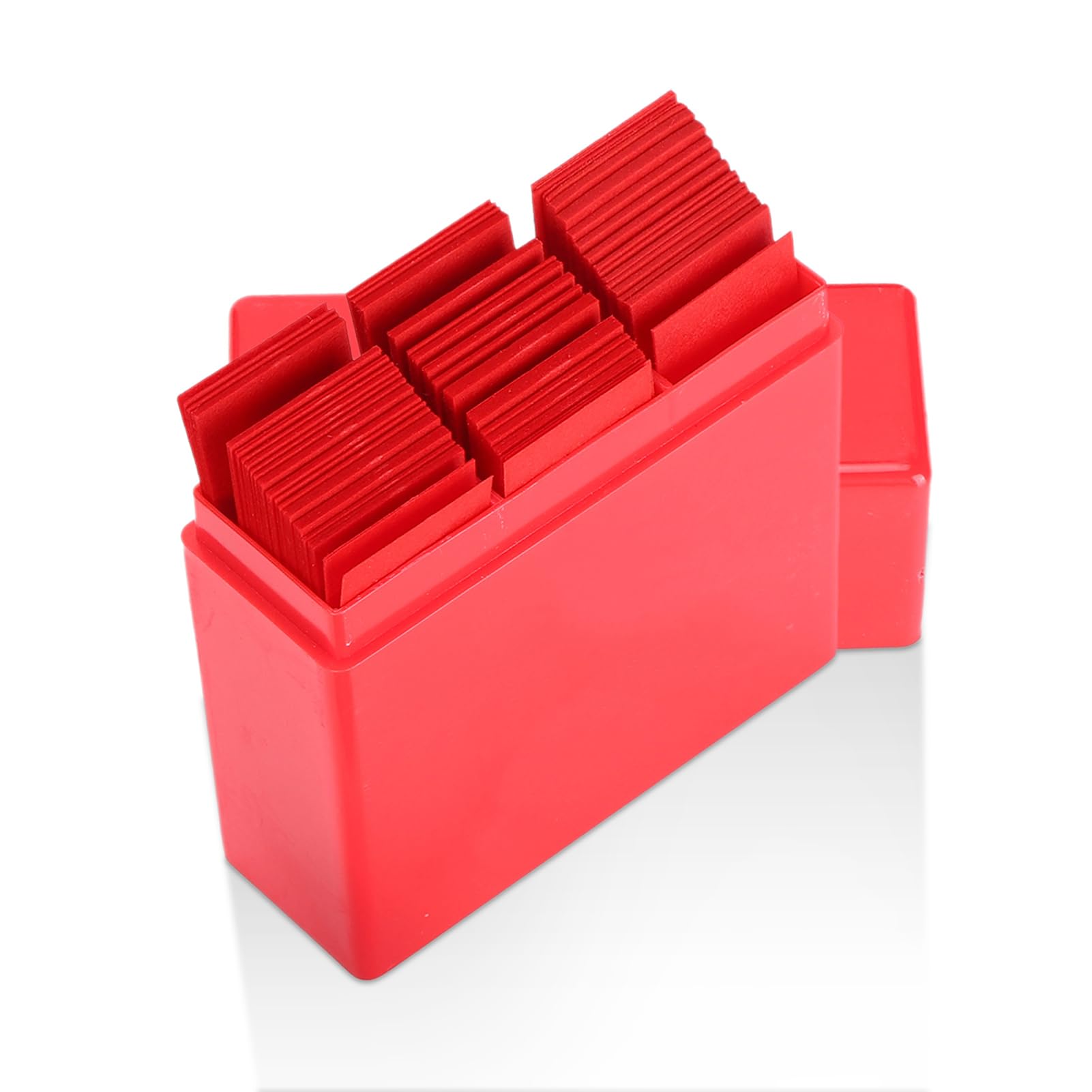 Papel de articulación dental 300 piezas con dispensador de plástico rojo