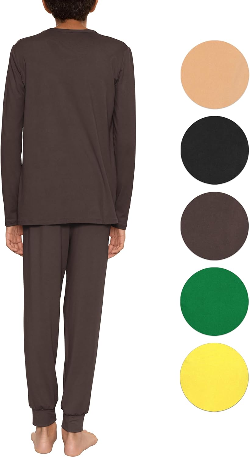 STRETCH IS COMFORT Youth Boys' Oh So Soft Jogger Set with Long Sleeve Crew Neck Top | Comfortable Kids' Clothing | 4-16 - Image 3