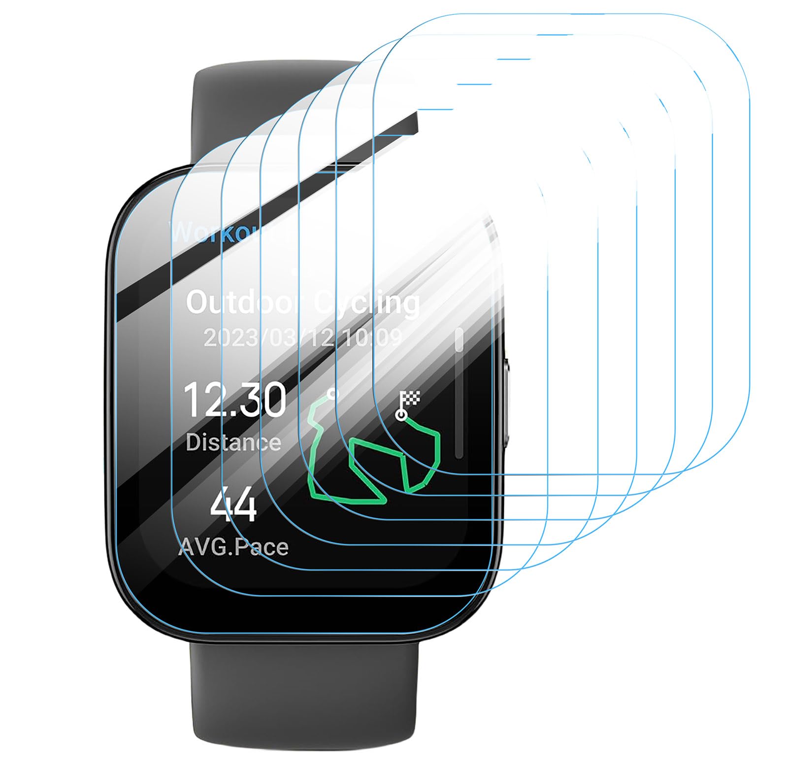 Schutzfolie Für Amazfit GTR 4 – 4 Stück Gehärtetes Glas, HD Klar, Kratzfest