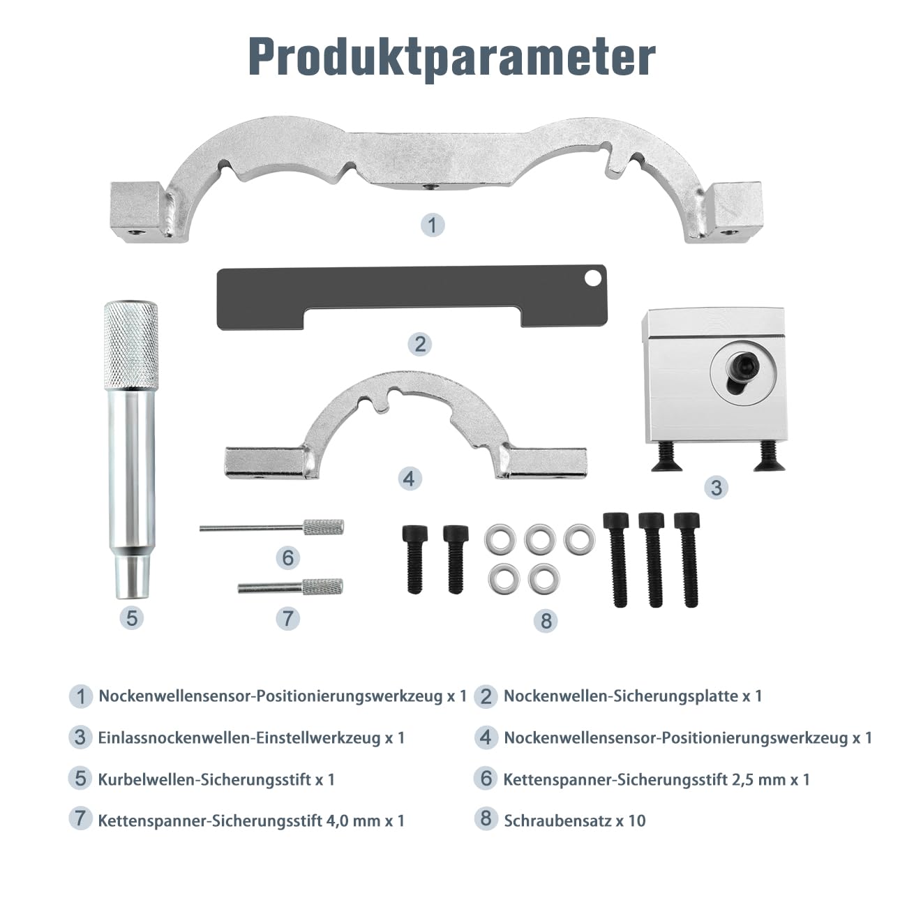 Kit d'outils de réglage du moteur, changement de courroie de distribution, changement de temps de commande à essence, kit d'outils de chaîne de distribution 1.0, 1.2, 1.4 Turbo pour Opel