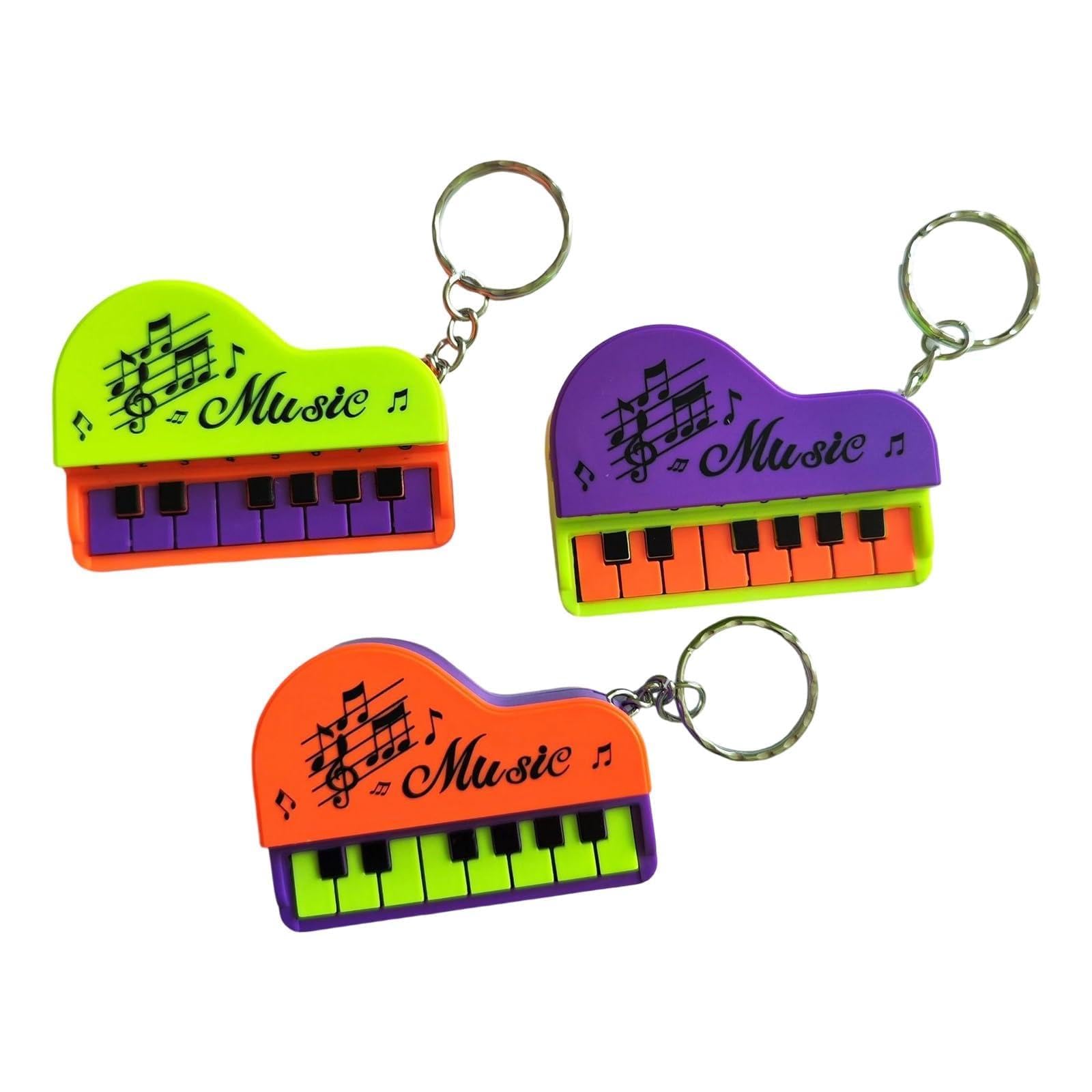 Vertical Small Piano Pendant Musical Instrument Keychain Pendant Accessories Small Electronic Keychain Electronic Key Holder