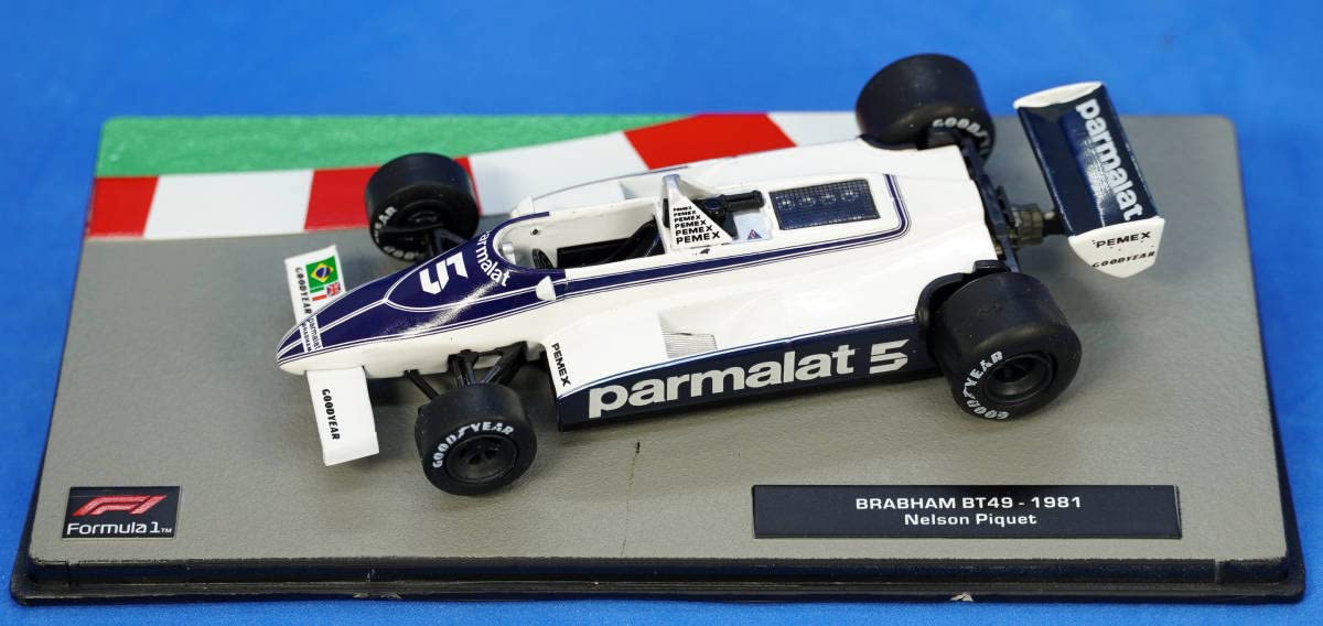 ブラバムBT49 ネルソン ピケ 1981年 1/43 - Deagostini F1マシン