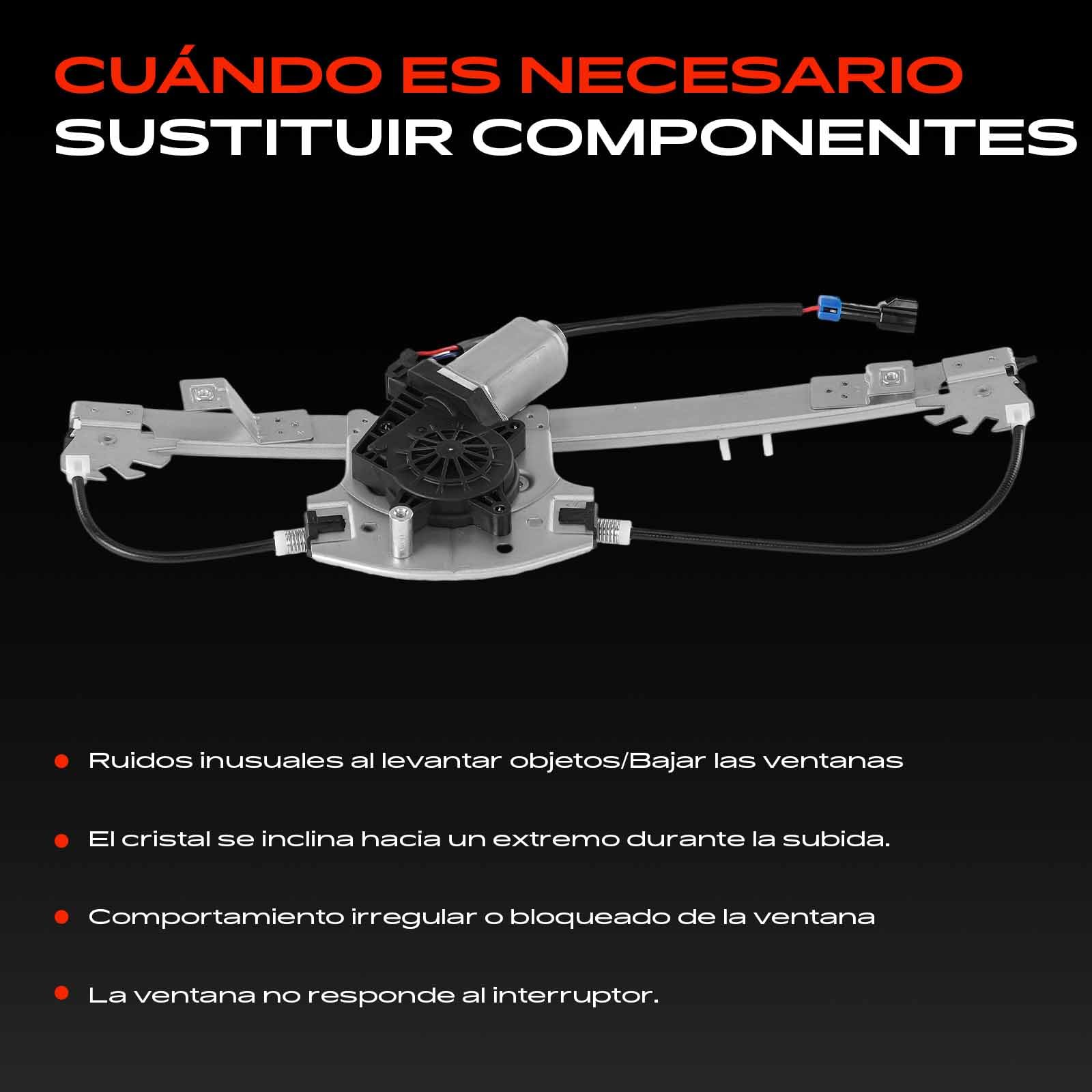 Frankberg Regulador de ventana con motor delantero derecho 46536311 | con Motor, Al frente, bien, 46536311; Compatible con: Punto Van 188_, Punto 188