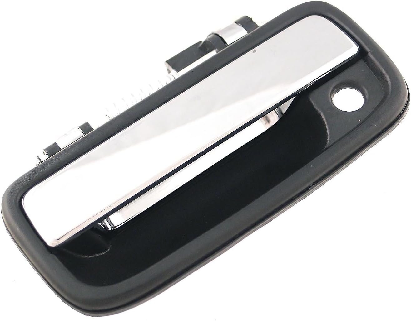 Dorman 768MX Front Driver Side Exterior Door Handle Compatible with Select Toyota Models, Black and Chrome