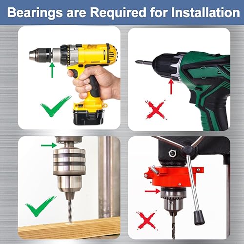 Miniatura 5 de Adaptador de broca de agujero cuadrado para fácil instalación y desmontaje, accesorio de mortaje para prensa de taladro, accesorio de herramienta
