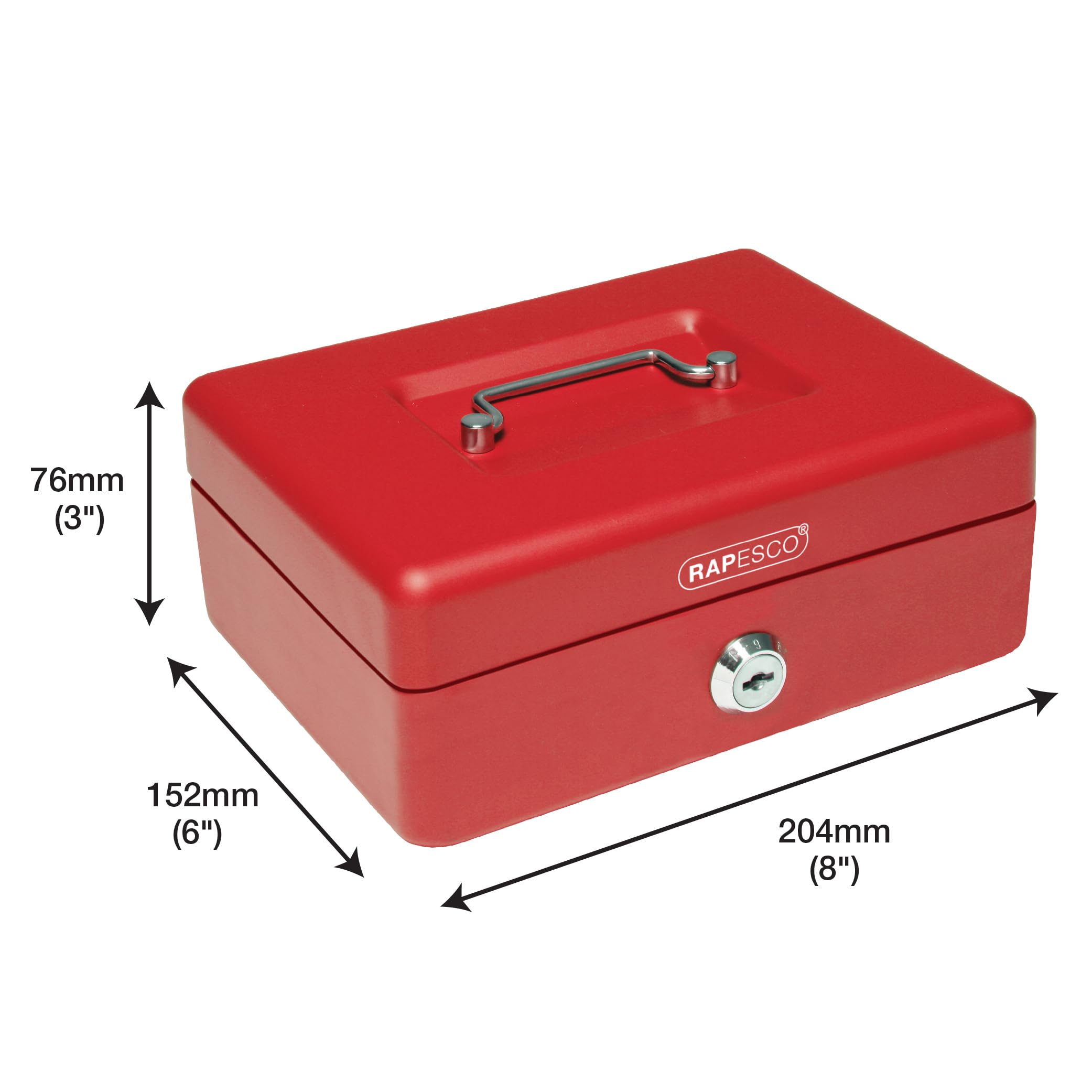 Porta Soldi Cassetta Portavalori In Metallo Con Serratura