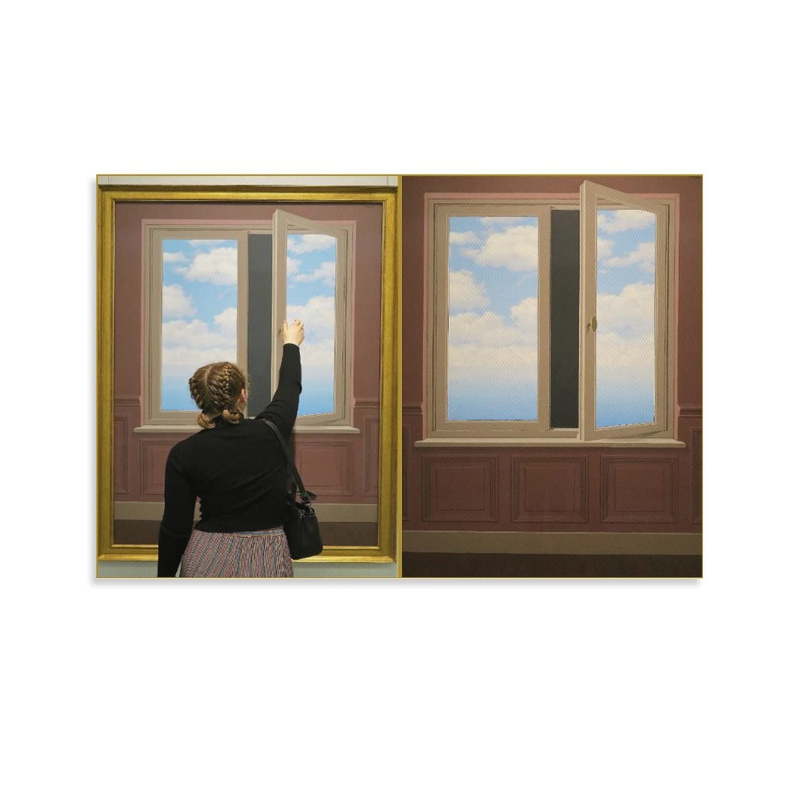 Rene Magritte、La Lunette d' Aproche La Lunette D Approche-rene Magritte,home Office Decor