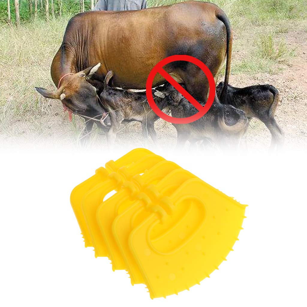 ❤5Pcs Calf Weaner Plastic Cattle Nose Ring Anti-Sucking Miling Stop Thorn Weaning Assistant Tool Livestock Equipment For Farm