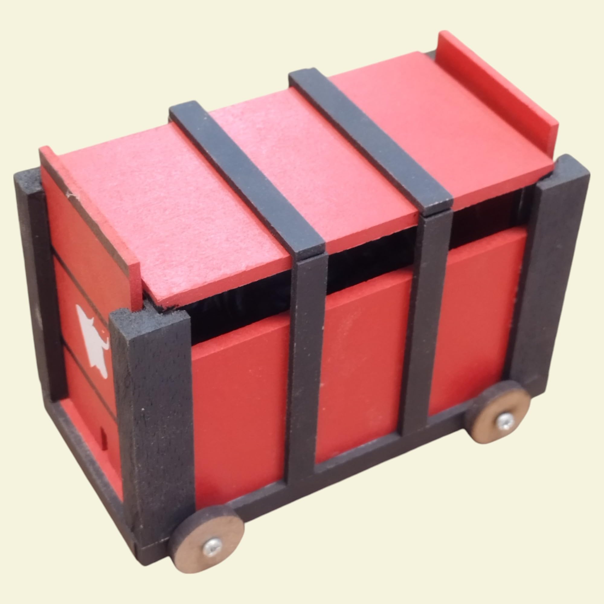 Cajon DE Madera para TOROS DE PLASTICO
