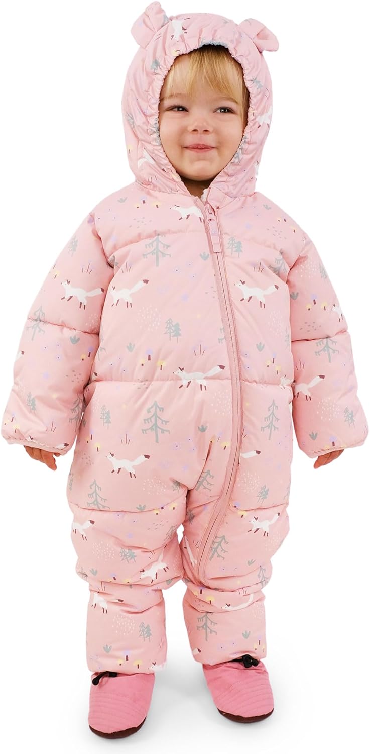 JAN & JUL Water-resistant Toasty-Dry Puffy Suit for Babies and Toddlers