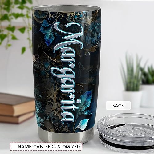 Vista 28 de SANDJEST Vaso personalizado de acero inoxidable con texto en inglés «To My Besties» con texto en inglés «To My Besties», taza de viaje para café