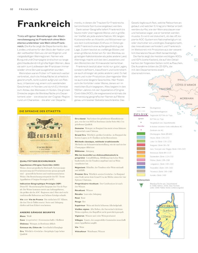 Der große Weinatlas: Ausgezeichnet mit der Goldmedaille der GAD, Gastronomische Akademie Deutschlands