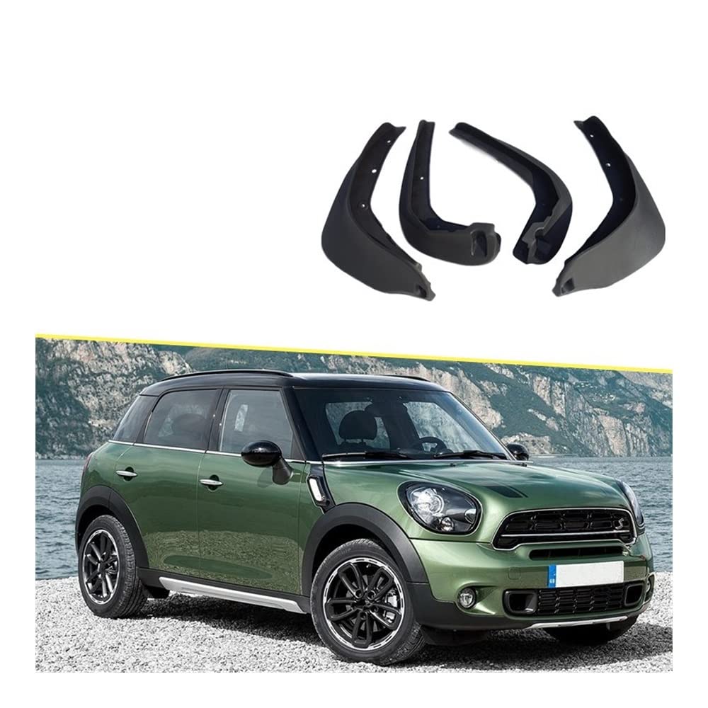 Lot De 4 Bavettes Garde-Boue Mini Countryman R60 (2008-2016) – Avant & Arrière, Faciles à Installer, Protection Efficace