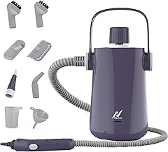 NexLev Steam Cleaner | All in one Home, Kitchen, Bathroom, Window, Car & Office Cleaning | 9 Accessories | 300 ML | Window Pane, Sink, Chimney Grease, Grout Washer | 5 Mtr Cord | 1000W | SC-01