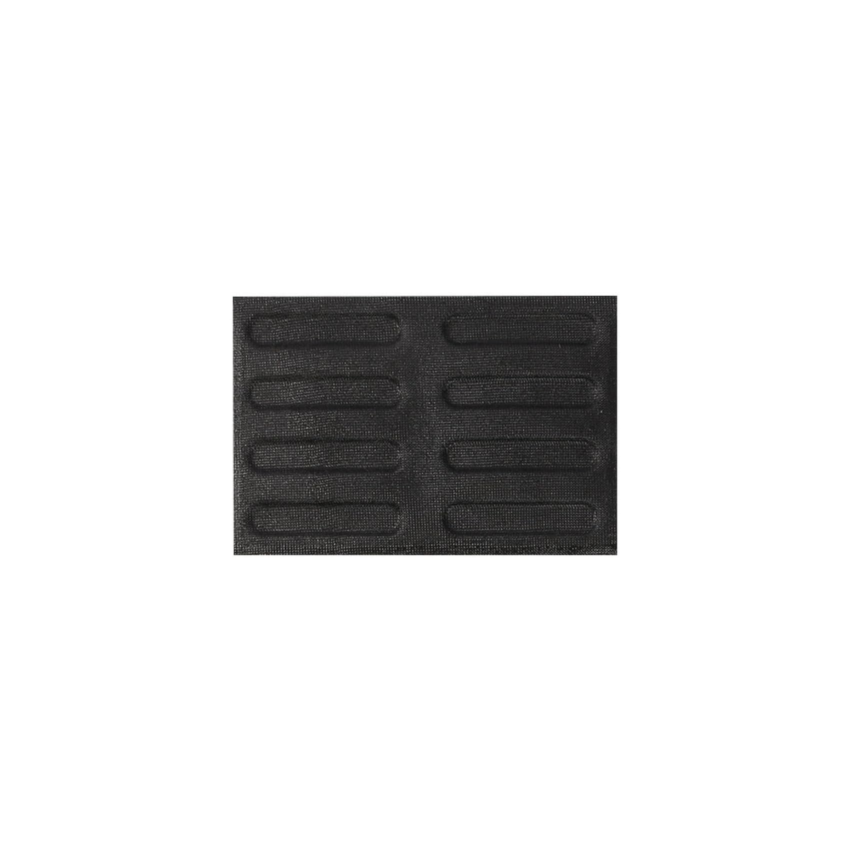 Strip type 8-cavity silicone burger plate baking baking pan puff silicone mold non-stick mesh bread mold French non-stick silicone model food grade household oven high temperature resistance