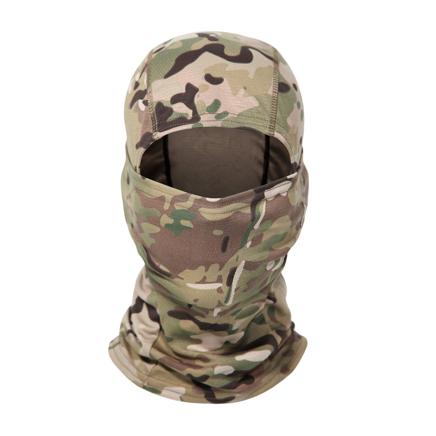Boodtag Men's Camo 3 Camouflage Balaclavas For Outdoor Cycling Cold Weather Waterproof Motorbike Full Face Mask Neck Warmer (Camo 3)