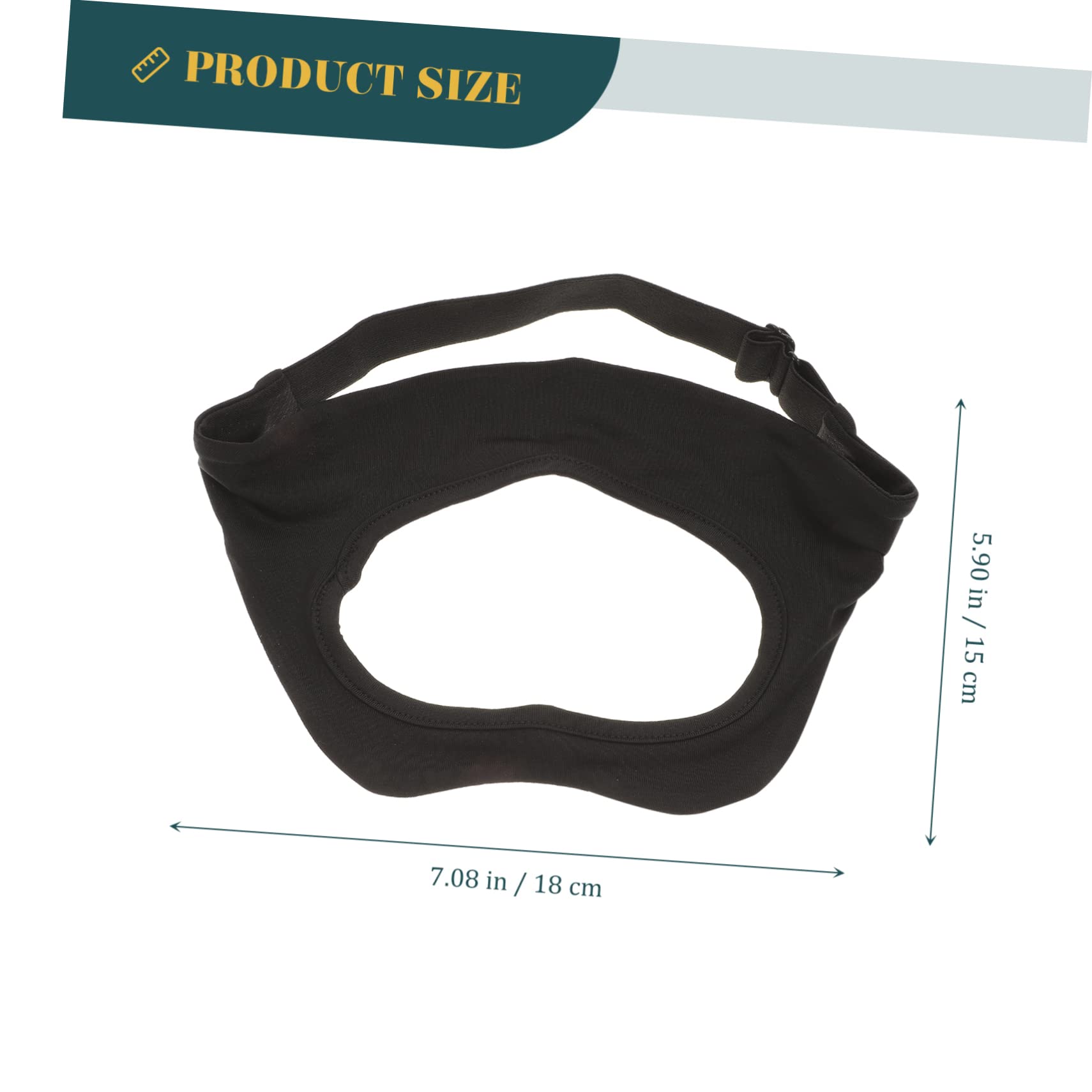 Housoutil 5 Piezas De De Ojos Elástica VR con Cubierta para Dormir para Auriculares VR con Acolchado Fácil De Usar Y Lavar.