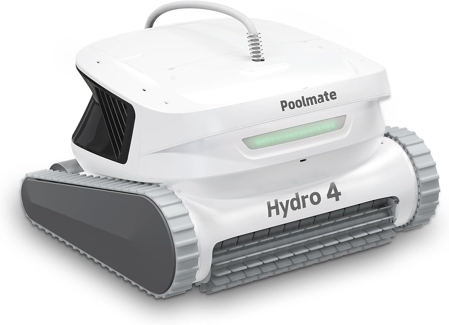 Robotic Pool Vacuum with Dual Inlets, Smart App Control, 210-Min Runtime, Cleans Floor, Wall & Waterline, for in/Above-Ground Pools up to 1,614 Sq.ft