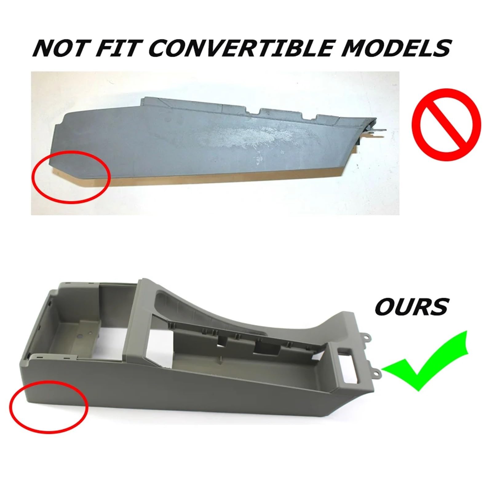 3 Teile/satz Fit Für BMW E46 Schwarz Center Console Trim Basis & Tasse Münze Speicherung Halter Armlehne Box