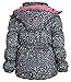 Pink Platinum Little Girls Fleece Lined Down Alternative Puffer Bubble Jacket - Black (Size 2T)
