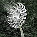 Produktbild Einzigartige und Magische Metall-Windmühle Windfänger für den Hof Kinetische Bewegung mit Windskulpturen Solar-Wind-Spinner-Fänger für Terrassen-Rasen-Dekoration