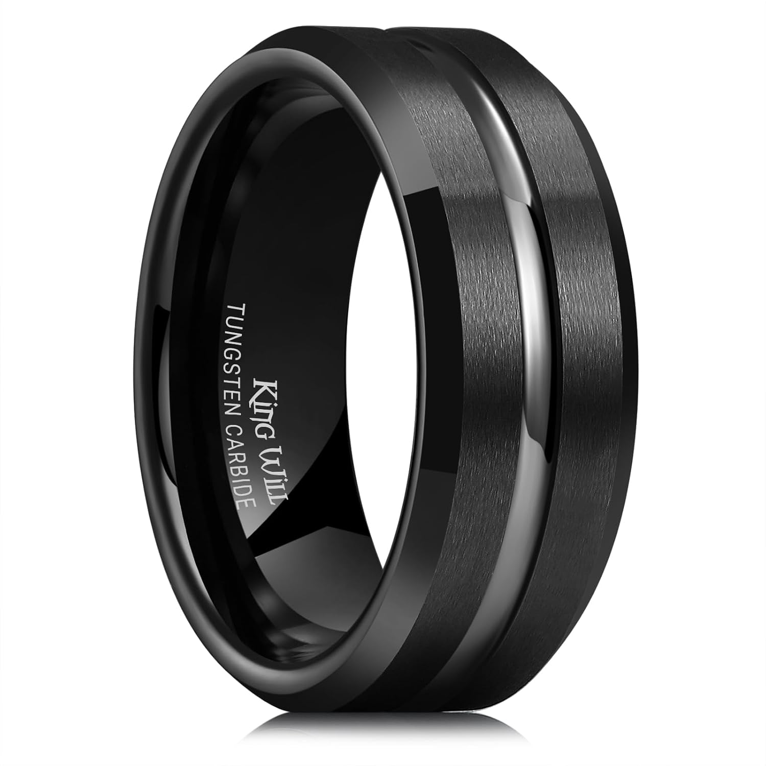 King Will Basic 10mm Tungsten Carbide Ring for Men Matte Polished Engagement Band Comfort Fit - Review, Price and Buying Guide