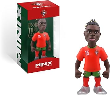 MINIX COLLECTIBLE FIGURINES - Sports Collectable 12 cm Figurine, Rafael Leao, Portugal