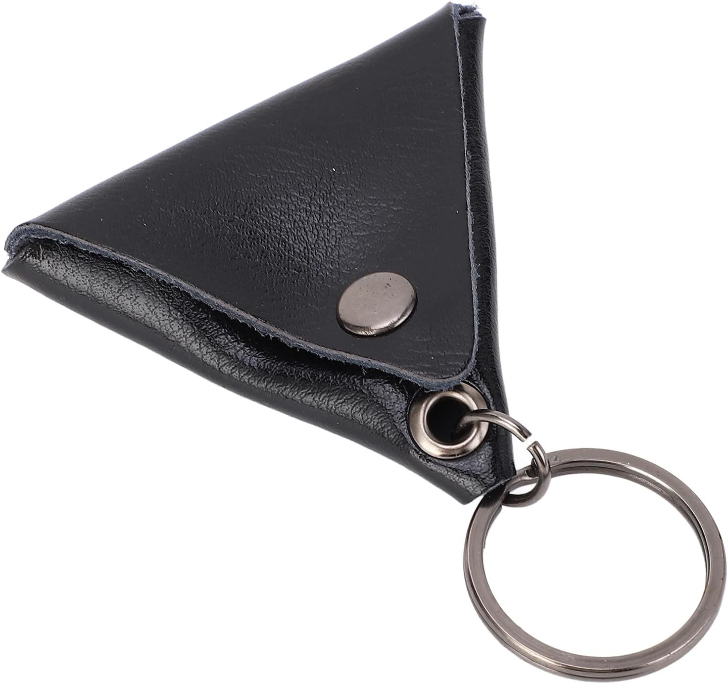 Guitar Pick Holder Bag Durable Triangular Design (Black)
