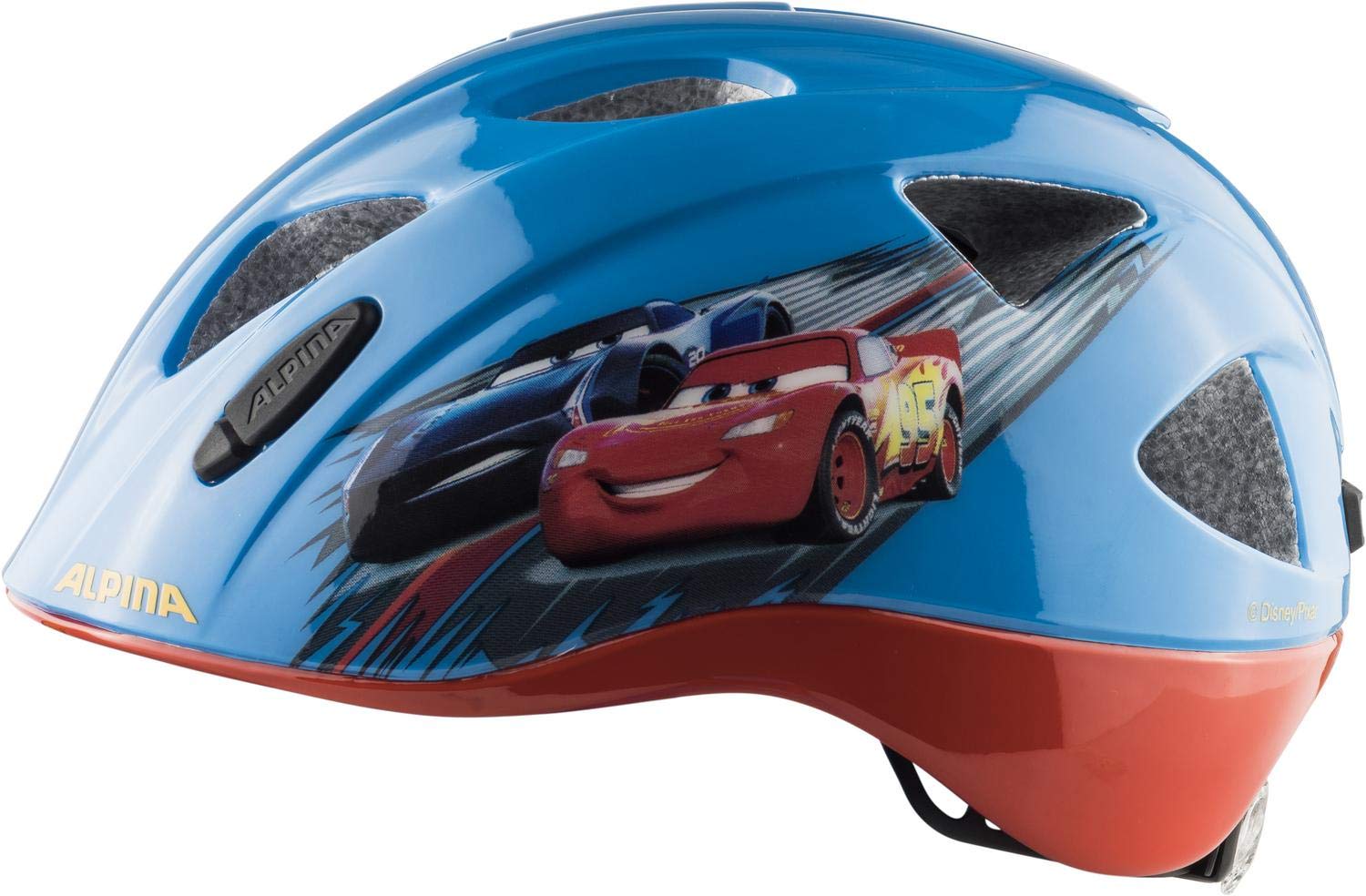 ALPINA Unisexe - Enfants, XIMO Disney Casque de vélo, Cars, 49-54 cm