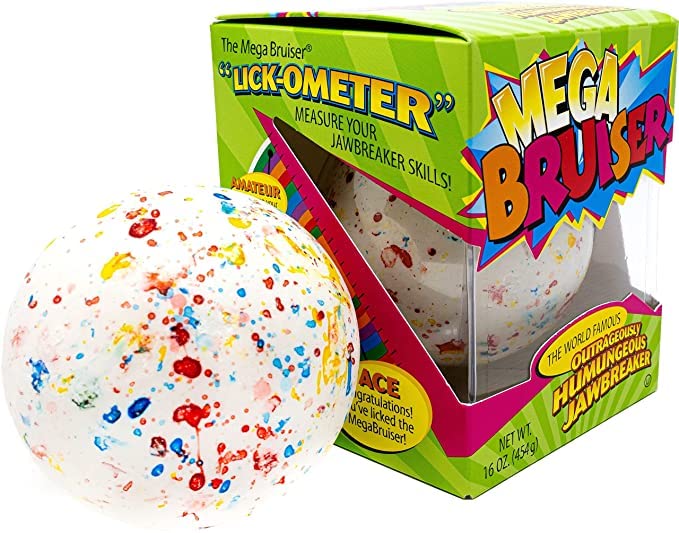 Giant Jawbreaker Candy Mega Bruiser 3 3/8" By Sconza