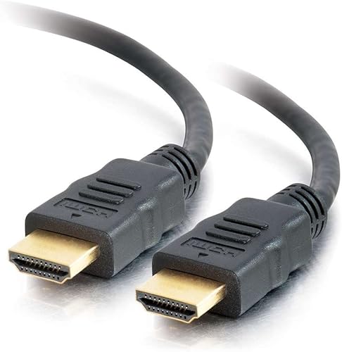 CableVantage Cable HDMI trenzado – Listo para HDMI HD – Alta velocidad – Conectores chapados en oro – Canal de retorno Ethernet/Audio – Video 1080p,