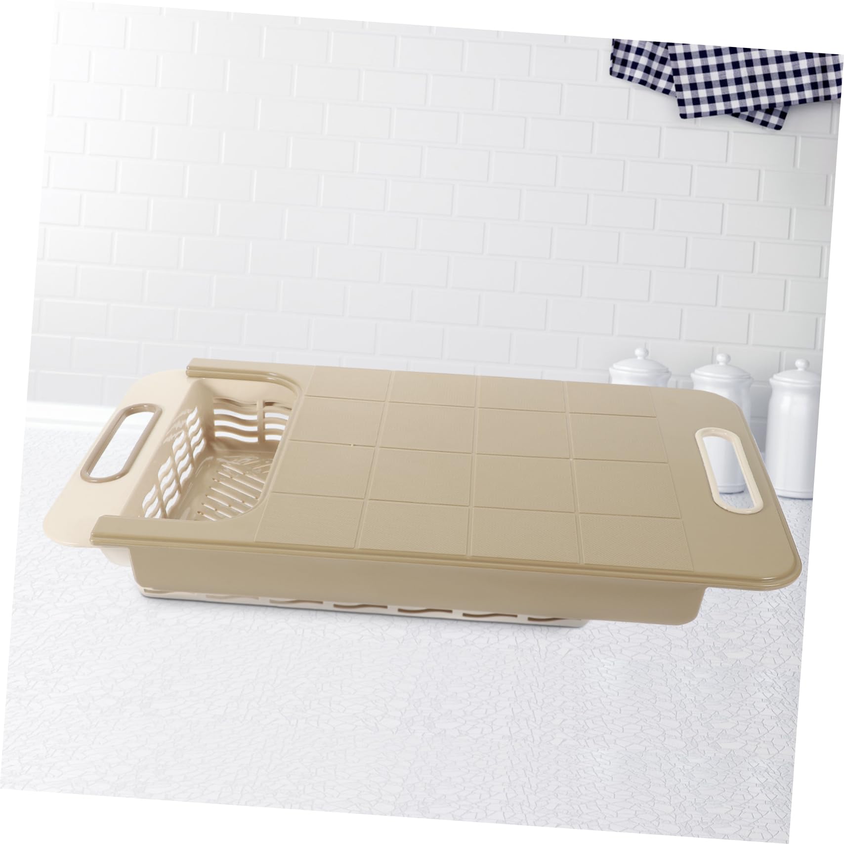 Tabla de Cortar Multifunción Retráctil de Plástico PP para Cocina