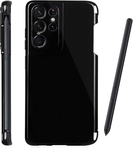 Miniatura 1 de Funda para Samsung Galaxy S21 con soporte para bolígrafo S, funda flexible de TPU transparente de protección transparente con ranura para S Pen (S