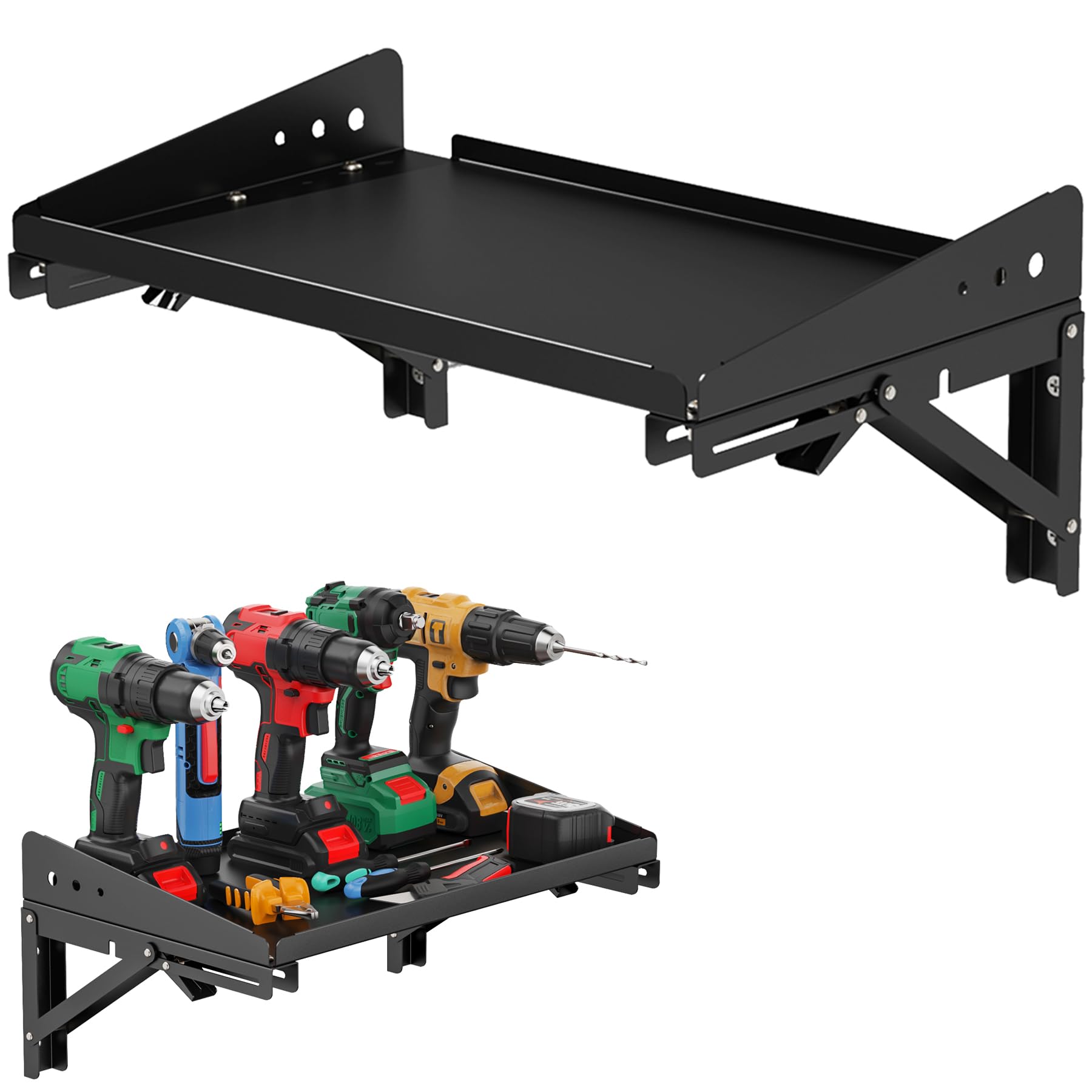 MUTUACTOR Heavy Duty Wall Mounted Shelf