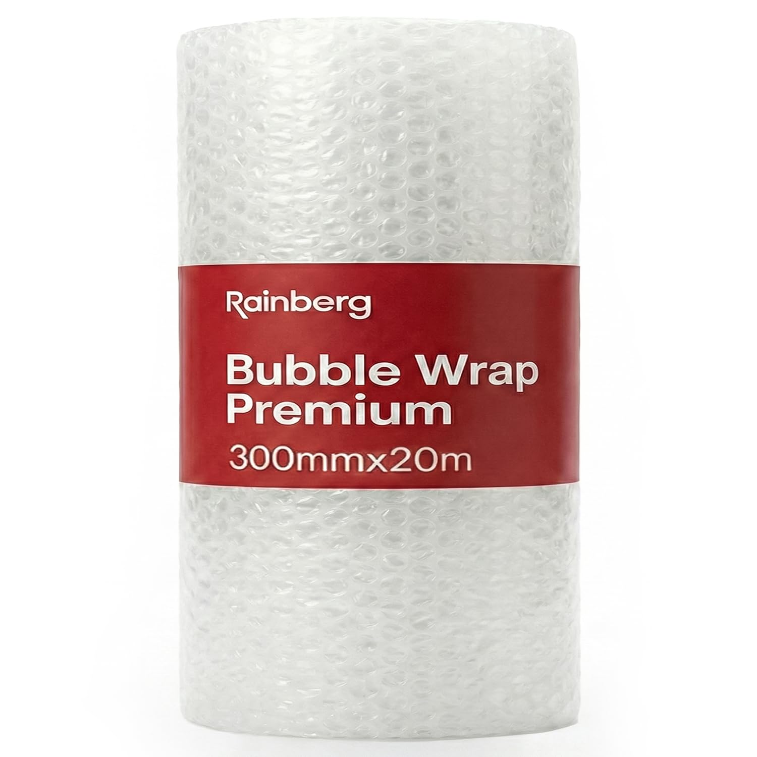 Rainberg 300mm x 20m Heavy Duty Bubble Wrap Roll, Air Bubble Premium Quality Protection for Packaging, Storage, Fragile Items, Moving House Essentials, Recyclable & Eco-Friendly — image 1