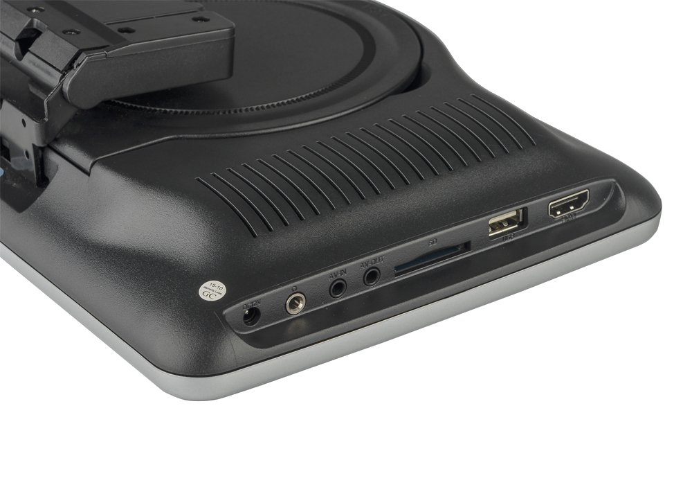 BW 10.1 Inch coche reposacabezas reproductor de DVD – zona libre, mando a distancia por infrarrojos, juegos emulación, ranura para tarjeta SD, HDMI, Universal fit