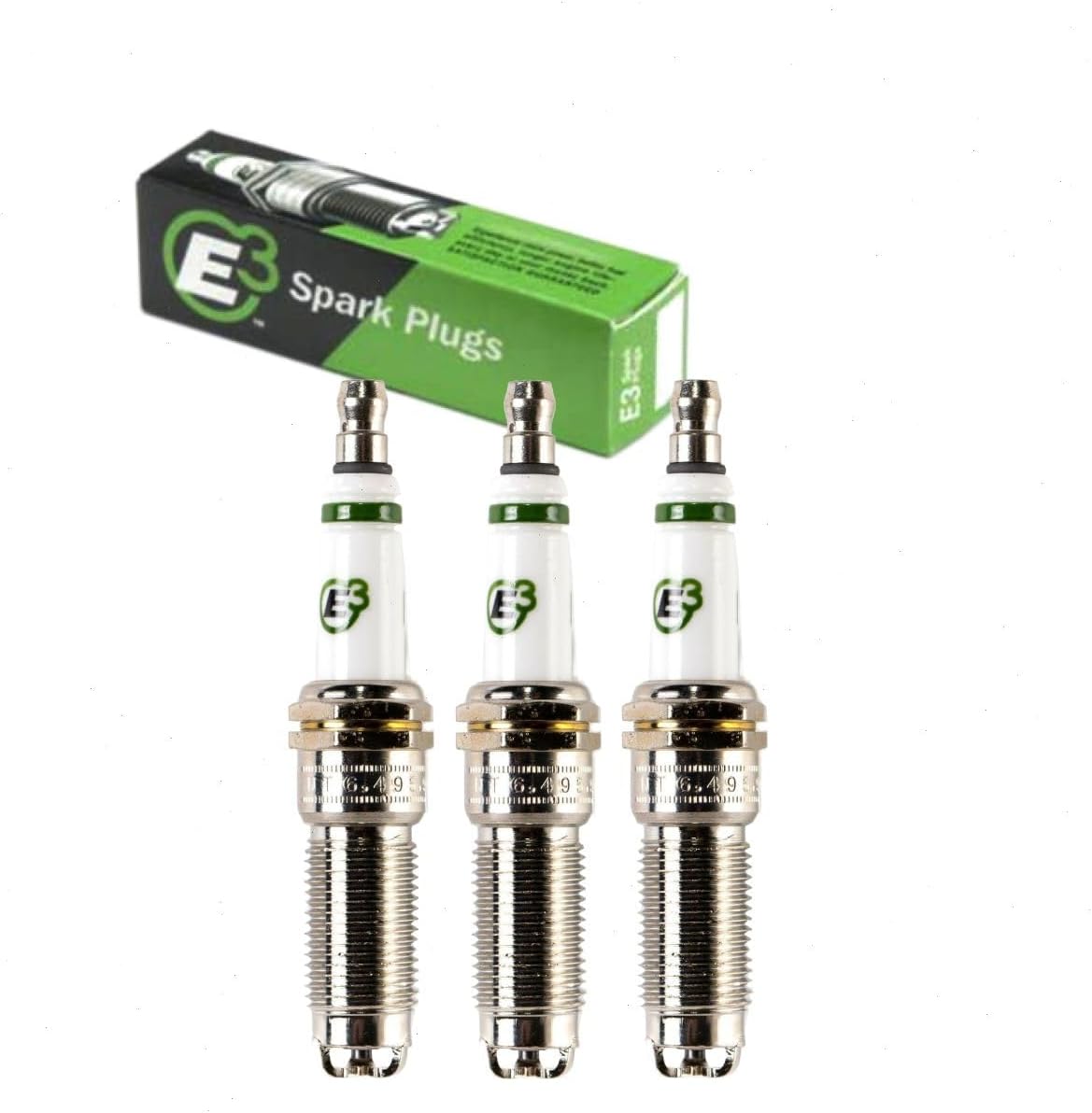 3 pc E3 Spark Plugs compatible with Ford Escape 1.5L L3 2020-2022