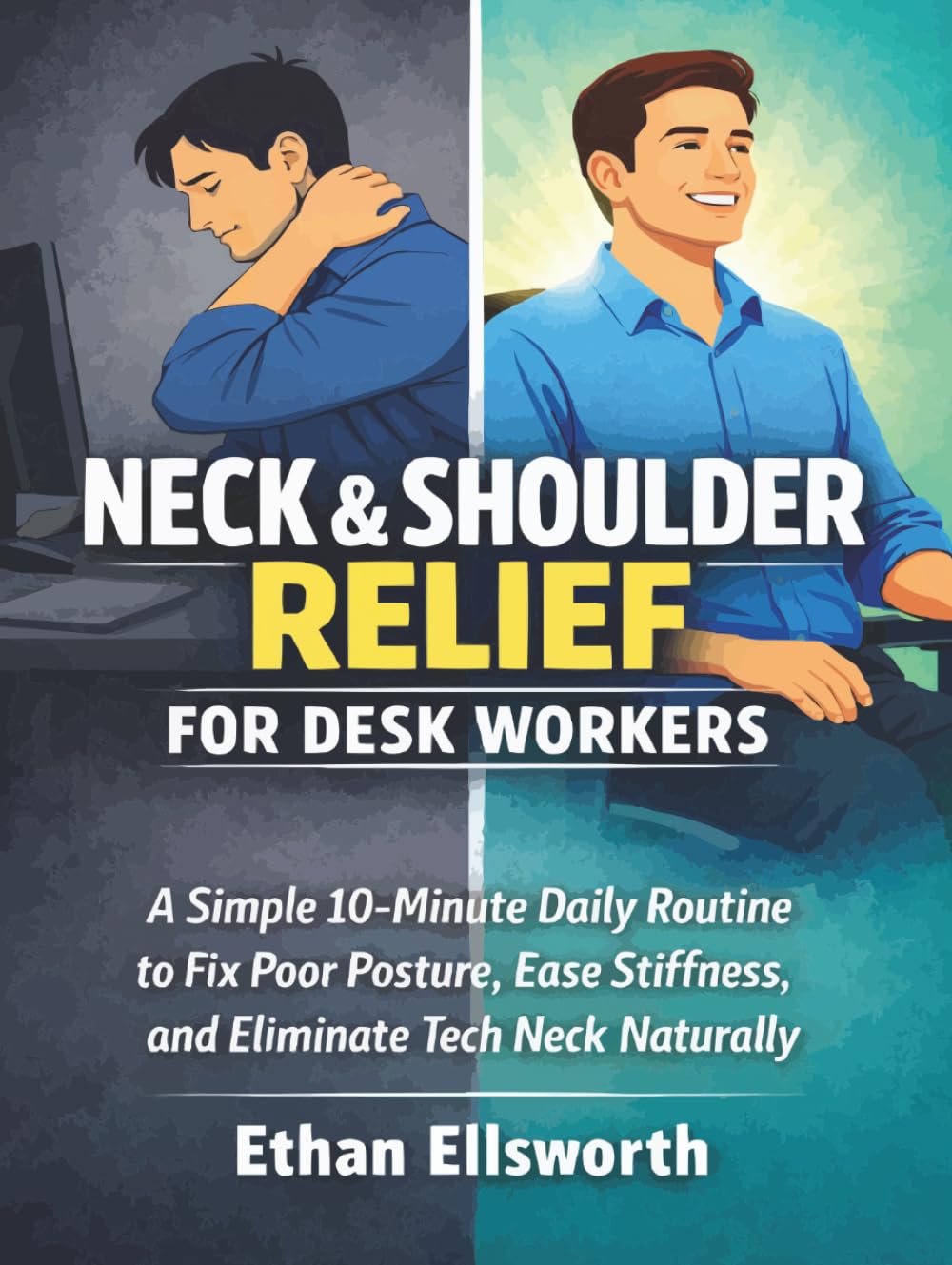 Neck and Shoulder Relief for Desk Workers: A Simple 10-Minute Daily Routine to Fix Poor Posture, Ease Stiffness, and Eliminate Tech Neck Naturally