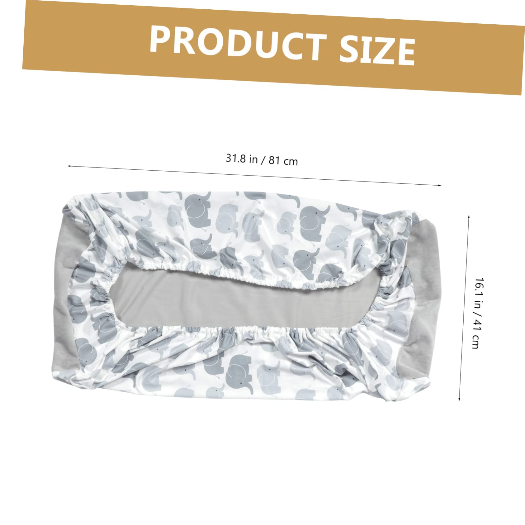 ERINGOGO Changing Pad and Breathable Changing Table Sleeve for Boys Fully Elastic Design for Cradle Cute