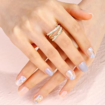 MLEN DIARY Press-On Nails Short Squoval Manicure French Nail Tips Stickers Colorful Acrylic Nails Gel Nail Kit, Reusable Opaque Nails In 12 Sizes Full Cover Short Square False Nails Diy Fashion Nail DecorationDarkGray