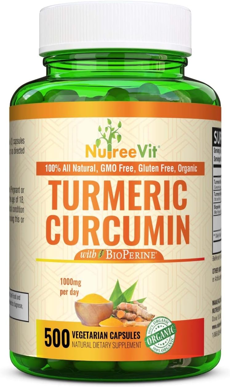 NutreeVit Pure Turmeric Curcumin - High Potency Turmeric