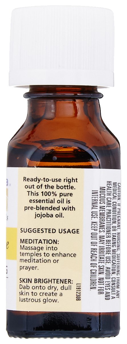 Aura Cacia Essential Oil in Jojoba Oil, Frankincense, 0.5 Ounce (Pack of 12)