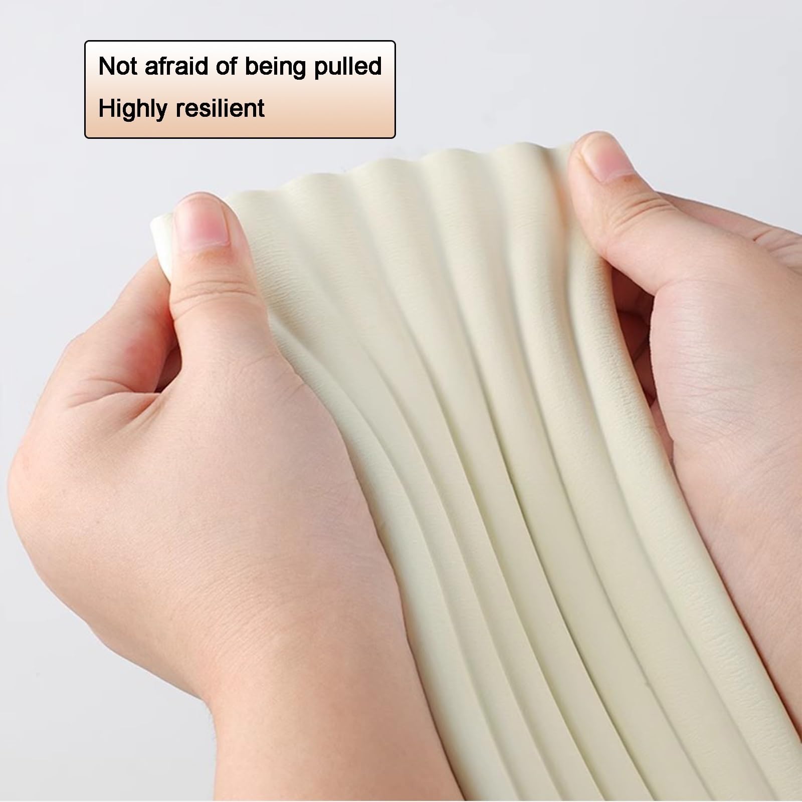 Listwa ochronna do krawędzi stołu, Zestaw ochraniaczy zabezpieczających przed dziećmi do mebli ostrymi narożnikami(Beige,1pcs*2m)