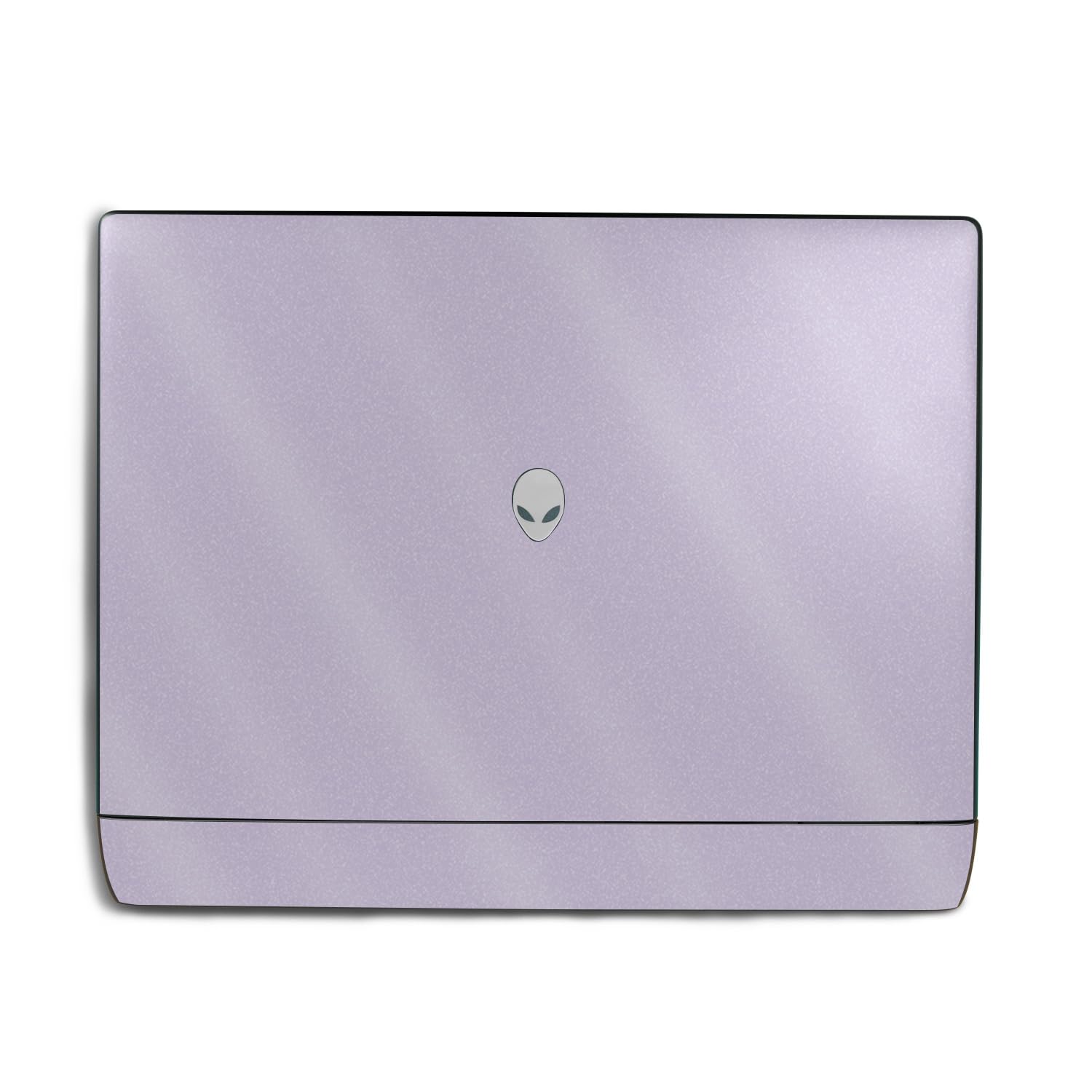 Glossy Glitter Laptop Skin Compatible with Alienware 18 Area-51 (2025) Top Cover Only - Solid Lilac - Premium 3M Vinyl Protective Wrap Decal Cover - Easy to Apply | Crafted in The USA by MightySkins