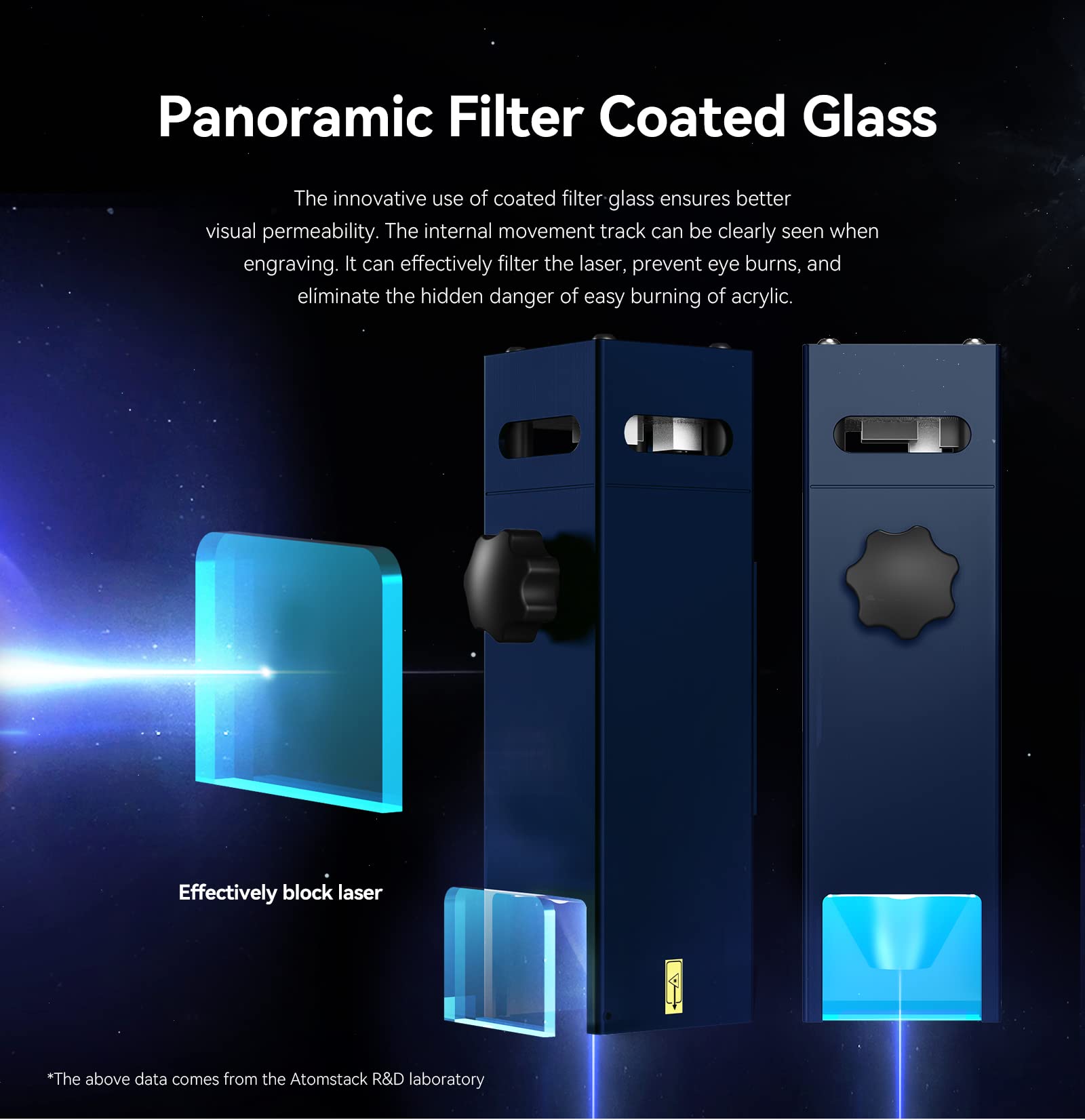 Máquina de grabado láser A10 Pro, protección ocular de 50W, cortador láser CNC de enfoque fijo, máquina cortadora de grabado fuera de línea precisa para madera,acrílico,metal, área de grabado 410*400
