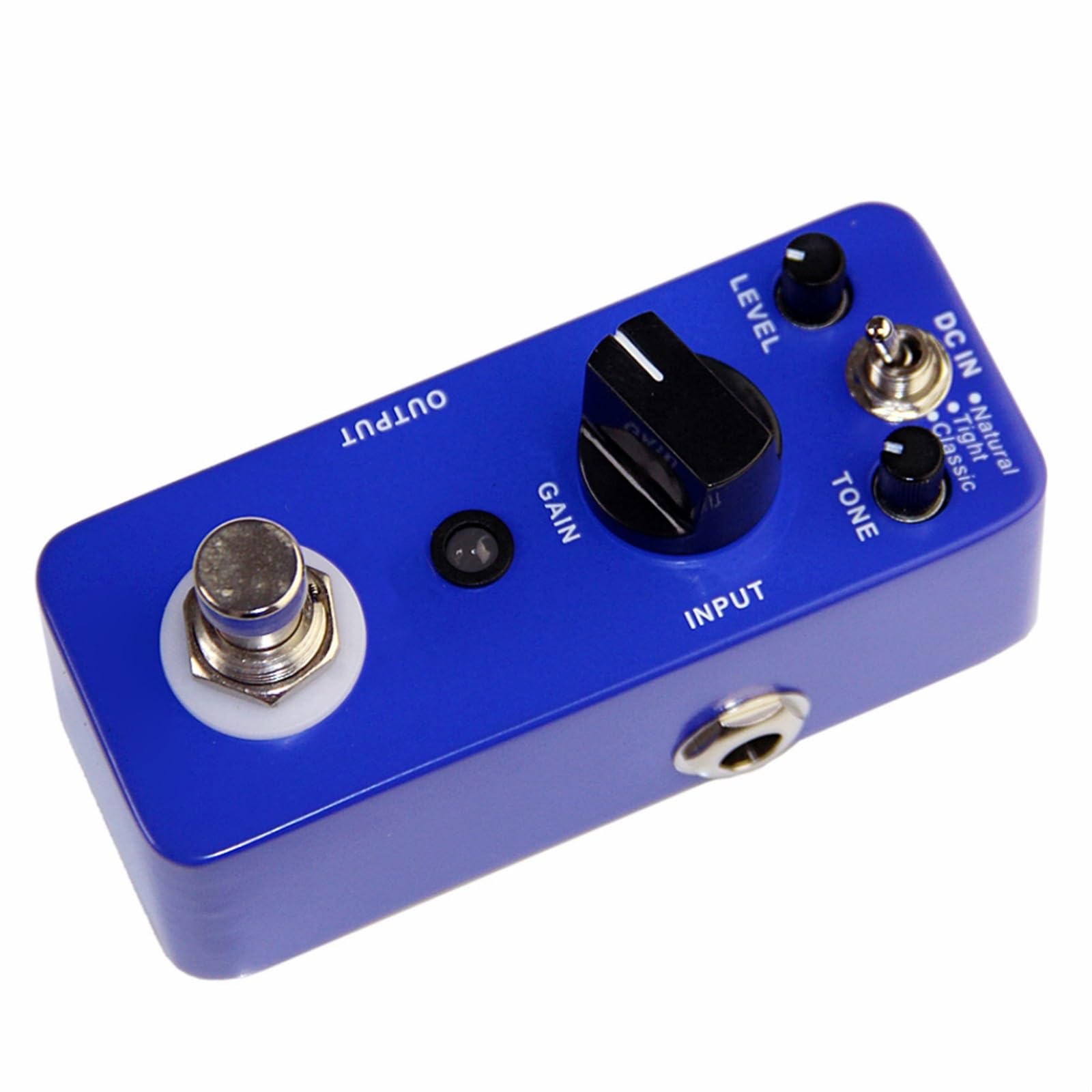 Pedale per Chitarra di modulazione Distortion Guitar Effect Pedal High-Gain 3 modalità True Bypass Metal Shell Guitar Pedal