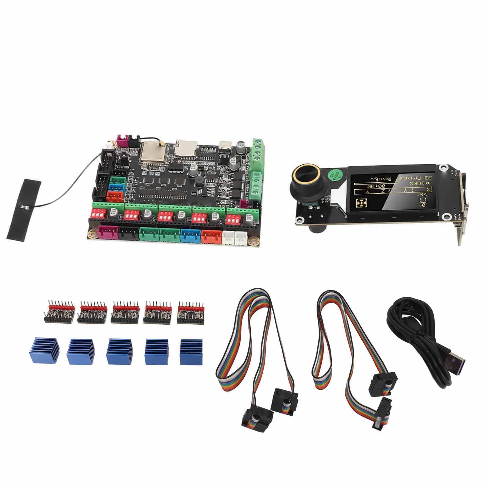 Placa Control Impresora 3D WiFi Controlador Motor Paso a Paso Alta Precisión Compatibilidad Amplia para Impresoras 3D y CNC Máquina Fresadora
