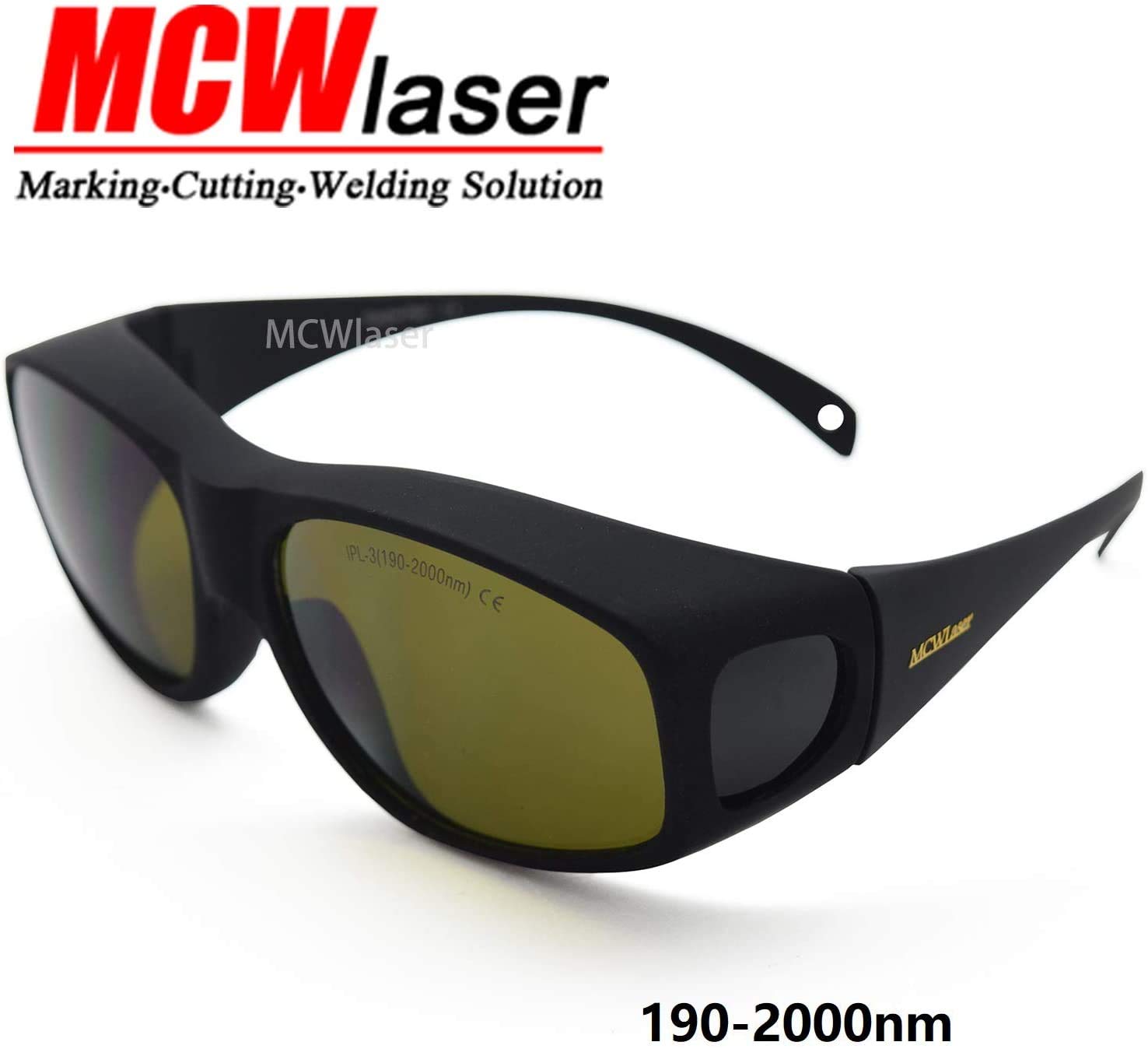 MCWlaser IPL Gafas de Protección Seguridad Láser 190nm-2000nm Eye Safety Glasses Goggles For Hair Removal Laser Cosmetology Photon Light Beauty Operator IPL-3