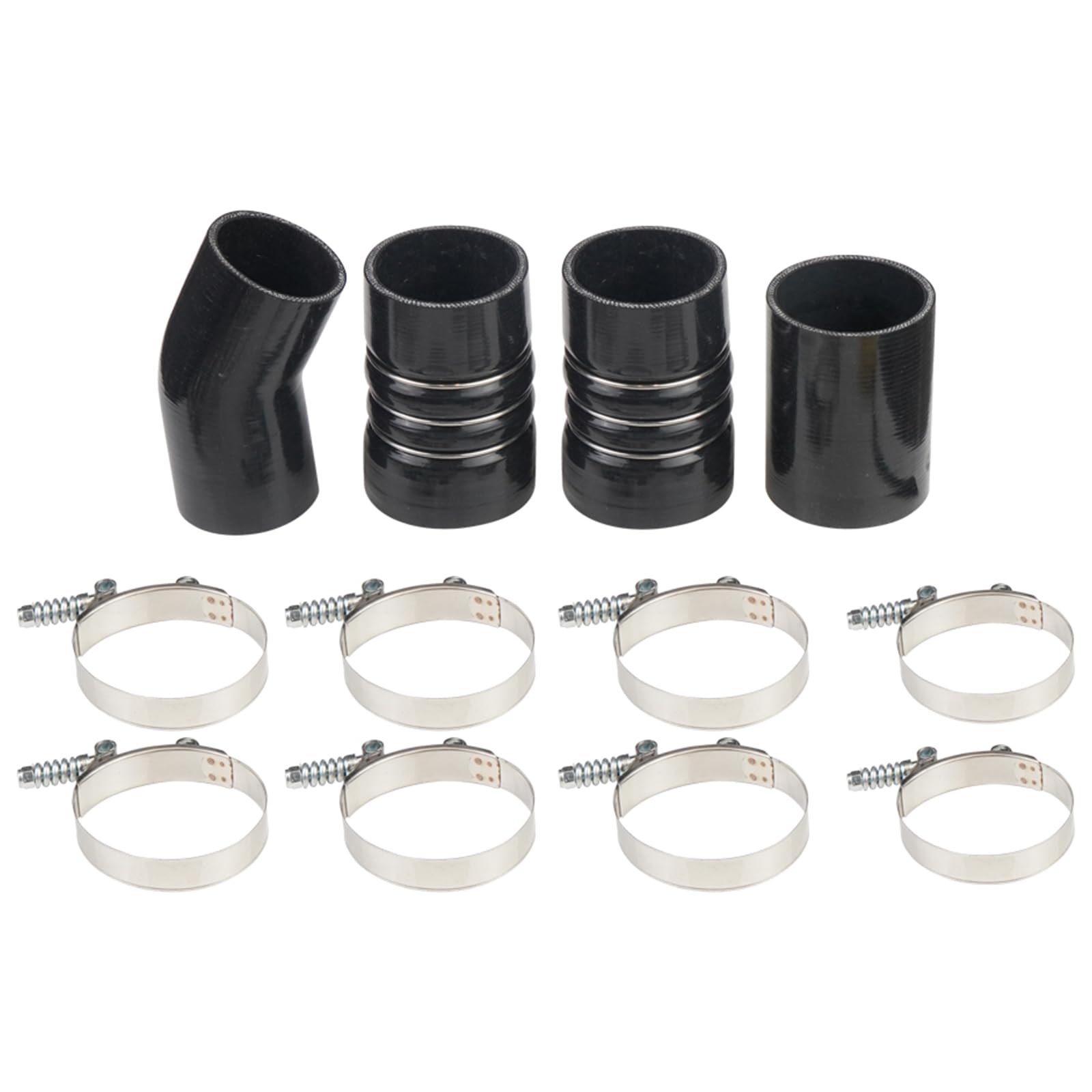Hdoytxxm Silicone Intercooler Hose Replacement Hoses Clamps For F350 F450 F550 6.0L Airflows Clamps