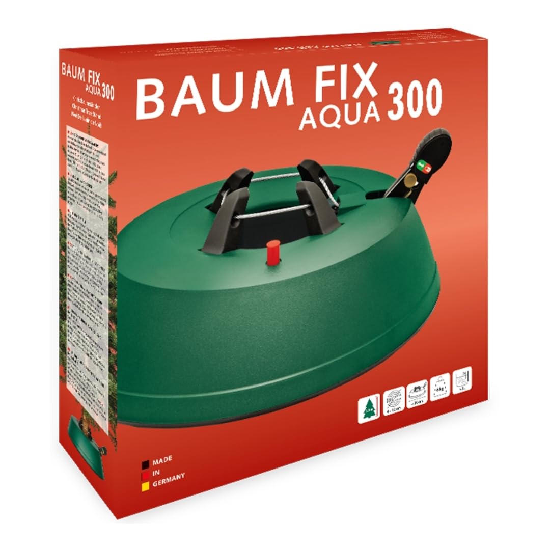 NIKO Baum Fix 300 Christbaumständer bis 3,0 m Baumhöhe Weihnachtsbaumständer mit 4,5 Liter Wassertank
